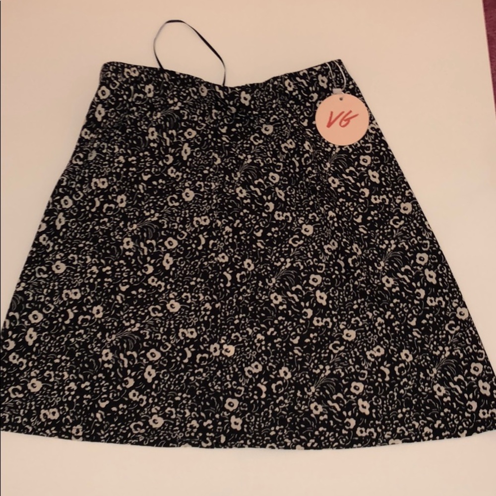 Black and white skirt